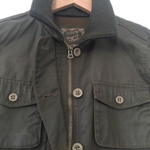 J. Crew Washed & Aged Utility Jacket